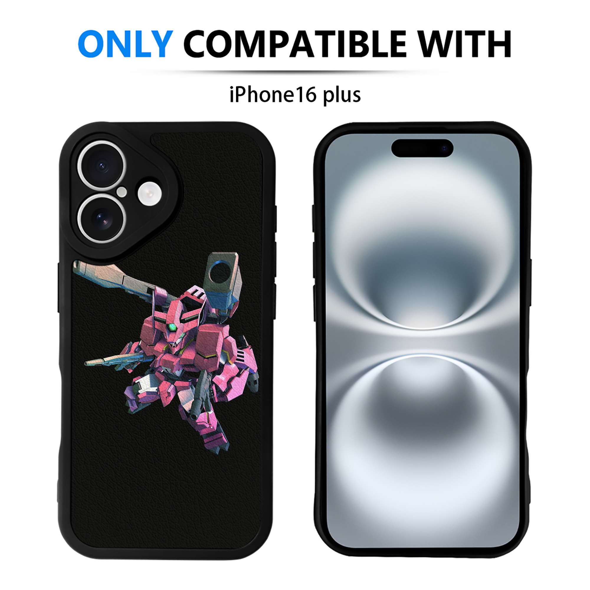 （画像用） 機動戦士ガンダム Mobile Suit Gundam 【iPhone 16シリーズ対応】シリコンスマホケース（レザー調） 材質：シリコン